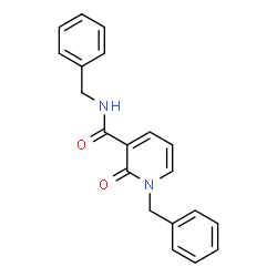 ChemSpider 2D Image | N,1-Dibenzyl-2-oxo-1,2-dihydro-3-pyridinecarboxamide | C20H18N2O2