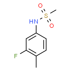 ChemSpider 2D Image | N-(3-Fluoro-4-methylphenyl)methanesulfonamide | C8H10FNO2S