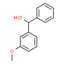 ChemSpider 2D Image | (3-Methoxyphenyl)(phenyl)methanol | C14H14O2