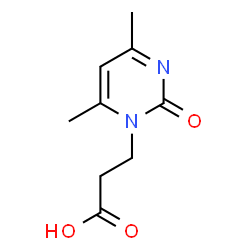 ChemSpider 2D Image | 3-(4,6-dimethyl-2-oxopyrimidin-1-yl)propanoic acid | C9H12N2O3