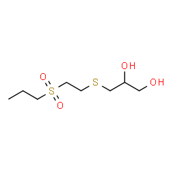 ChemSpider 2D Image | 3-{[2-(Propylsulfonyl)ethyl]sulfanyl}-1,2-propanediol | C8H18O4S2
