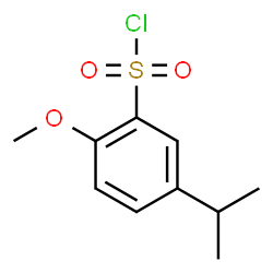 ChemSpider 2D Image | 5-Isopropyl-2-methoxybenzenesulfonyl chloride | C10H13ClO3S