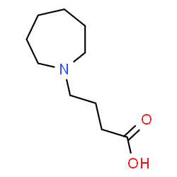 ChemSpider 2D Image | 4-(1-Azepanyl)butanoic acid | C10H19NO2
