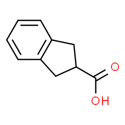 ChemSpider 2D Image | 2-Indanecarboxylic acid | C10H10O2