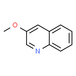 ChemSpider 2D Image | 3-Methoxyquinoline | C10H9NO