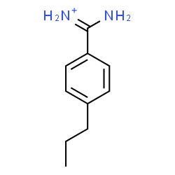 ChemSpider 2D Image | Amino(4-propylphenyl)methaniminium | C10H15N2