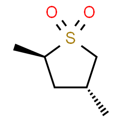 ChemSpider 2D Image | (2R,4R)-2,4-Dimethyltetrahydrothiophene 1,1-dioxide | C6H12O2S