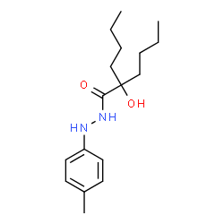 ChemSpider 2D Image | 2-Butyl-2-hydroxy-N'-(4-methylphenyl)hexanehydrazide | C17H28N2O2