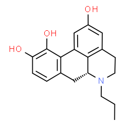 ChemSpider 2D Image | R-(-)-2,10,11-Trihydroxy-N-propylnorapomorphine | C19H21NO3