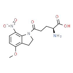 ChemSpider 2D Image | MNI-caged-L-glutamate | C14H17N3O6