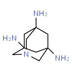 ChemSpider 2D Image | 3,5,7-Triamino-1-azaadamantane | C9H18N4