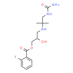 ChemSpider 2D Image | flestolol | C15H22FN3O4