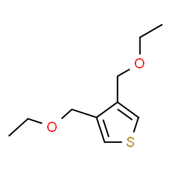 ChemSpider 2D Image | 3,4-Bis(ethoxymethyl)thiophene | C10H16O2S
