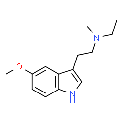 ChemSpider 2D Image | N-Methyl-N-ethyl-5-methoxytryptamine | C14H20N2O
