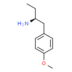 ChemSpider 2D Image | (2S)-1-(4-Methoxyphenyl)-2-butanamine | C11H17NO