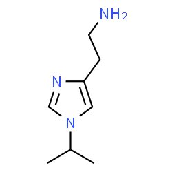 ChemSpider 2D Image | 2-(1-Isopropyl-1H-imidazol-4-yl)ethanamine | C8H15N3