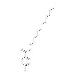 ChemSpider 2D Image | Tridecyl 4-chlorobenzoate  | C20H31ClO2
