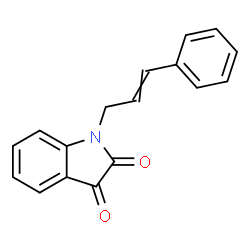 ChemSpider 2D Image | 1-Cinnamyl-1H-indole-2,3-dione | C17H13NO2