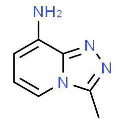 ChemSpider 2D Image | 3-Methyl[1,2,4]triazolo[4,3-a]pyridin-8-amine | C7H8N4