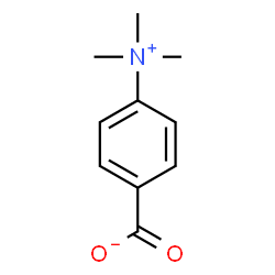 ChemSpider 2D Image | 4-(Trimethylammonio)benzoate | C10H13NO2
