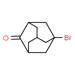 ChemSpider 2D Image | 5-Bromo-2-adamantanone | C10H13BrO