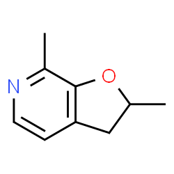 ChemSpider 2D Image | 2,3-Dihydro-2,7-dimethylfuro[2,3-c]pyridine | C9H11NO