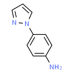 ChemSpider 2D Image | 4-(1H-Pyrazol-1-yl)aniline | C9H9N3