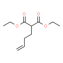 ChemSpider 2D Image | DIETHYL 3-BUTENYLMALONATE | C11H18O4