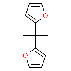 ChemSpider 2D Image | 2,2-Di-2-furylpropane | C11H12O2