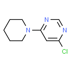 ChemSpider 2D Image | 4-Chloro-6-piperidinopyrimidine | C9H12ClN3