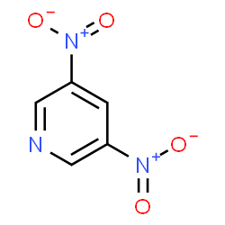 ChemSpider 2D Image | 3,5-DINITROPYRIDINE | C5H3N3O4