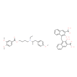 ChemSpider 2D Image | MEBEVERINE EMBONATE | C48H51NO11