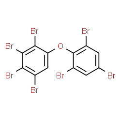 ChemSpider 2D Image | 2,2',3,4,4',5,6'-HEPTABROMODIPHENYL ETHER | C12H3Br7O