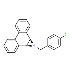 ChemSpider 2D Image | 1-((4-Chlorophenyl)methyl)-1a,9b-dihydro-1H-phenanthro(9,10-b)azirine | C21H16ClN
