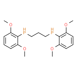 ChemSpider 2D Image | 1,3-PROPANEDIYLBIS((2,6-DIMETHOXYPHENYL)PHOSPHINE) | C19H26O4P2