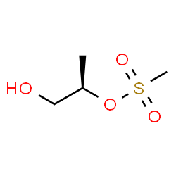 ChemSpider 2D Image | (2R)-1-Hydroxy-2-propanyl methanesulfonate | C4H10O4S