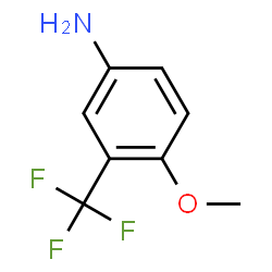 ChemSpider 2D Image | 5-Amino-2-methoxybenzotrifluoride | C8H8F3NO