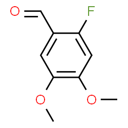 ChemSpider 2D Image | 6-Fluoroveratraldehyde | C9H9FO3