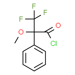 ChemSpider 2D Image | 3,3,3-Trifluoro-2-methoxy-2-phenylpropanoyl chloride | C10H8ClF3O2