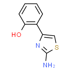 ChemSpider 2D Image | 2-(2-amino-4-thiazolyl)phenol | C9H8N2OS