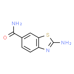ChemSpider 2D Image | 2-aminobenzo[d]thiazole-6-carboxamide | C8H7N3OS