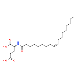 ChemSpider 2D Image | OLEOYL GLUTAMIC ACID | C23H41NO5