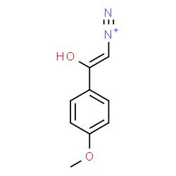 ChemSpider 2D Image | (Z)-2-Hydroxy-2-(4-methoxyphenyl)ethenediazonium | C9H9N2O2