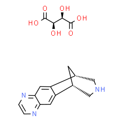 ChemSpider 2D Image | (2R,3R)-2,3-Dihydroxysuccinic acid - (1S,12S)-5,8,14-triazatetracyclo[10.3.1.0~2,11~.0~4,9~]hexadeca-2,4,6,8,10-pentaene (1:1) | C17H19N3O6