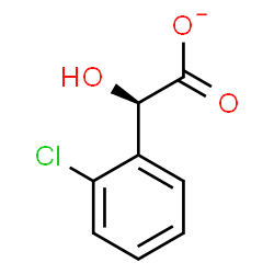ChemSpider 2D Image | (2R)-(2-Chlorophenyl)(hydroxy)acetate | C8H6ClO3
