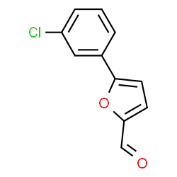 ChemSpider 2D Image | 5-(3-Chlorophenyl)furfural | C11H7ClO2