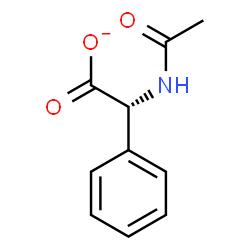 ChemSpider 2D Image | (2R)-Acetamido(phenyl)acetate | C10H10NO3
