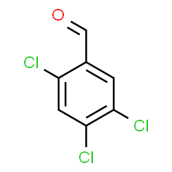 ChemSpider 2D Image | 2,4,5-Trichlorobenzaldehyde | C7H3Cl3O
