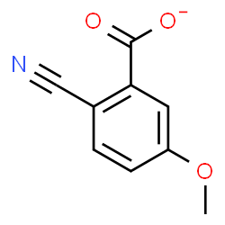 ChemSpider 2D Image | 2-Cyano-5-methoxybenzoate | C9H6NO3