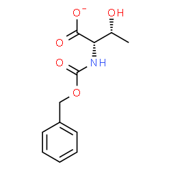 ChemSpider 2D Image | (2S,3R)-2-{[(Benzyloxy)carbonyl]amino}-3-hydroxybutanoate | C12H14NO5